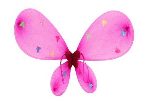 Strój Wróżki Przebranie Motyla Kostium Ciemny Różowy Skrzydła LEAN Toys Strój Wróżki Przebranie Motyla Kostium Ciemny Różowy Skrzydła LEAN Toys