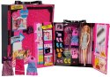 Szafa Modowa dla Lalek Walizka Różowa LEAN Toys
