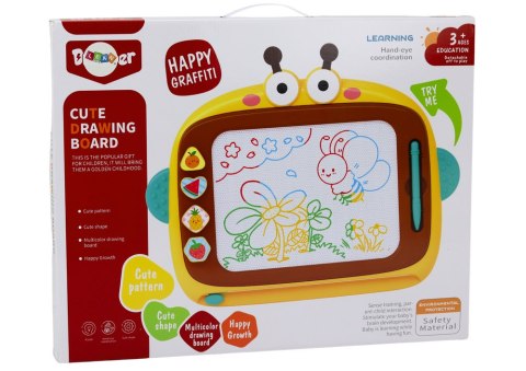 Tablica Magnetyczna Do Malowania 4 Kolory Znikopis 4 Pieczątki Różowa LEAN Toys Tablica Magnetyczna Do Malowania 4 Kolory Znikopis 4 Pieczątki Różowa LEAN Toys
