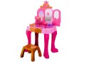 Toaletka Dziecięca Z Sensorem Gestu Akcesoria Różowa LEAN Toys