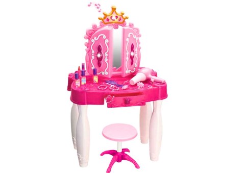 Toaletka Sterowana Różdżką MP3 Różdżka Akcesoria Różowa LEAN Toys Toaletka Sterowana Różdżką MP3 Różdżka Akcesoria Różowa LEAN Toys