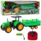 Traktor Farmerski Z Przyczepą Zdalnie Sterowany RC Zielony LEAN Toys