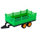 Traktor Farmerski Z Przyczepą Zdalnie Sterowany RC Zielony LEAN Toys
