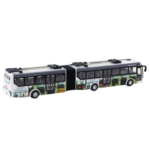 Trolejbus Miejski Zdalnie Sterowany RC Światła Transport Publiczny LEAN Toys Trolejbus Miejski Zdalnie Sterowany RC Światła Transport Publiczny LEAN Toys