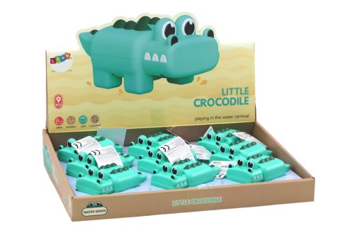 Zabawka Do Kąpieli Krokodylek Nakręcany Zielony LEAN TOYS Zabawka Do Kąpieli Krokodylek Nakręcany Zielony LEAN TOYS