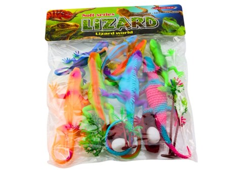 Zestaw Figurek Jaszczurki Gady Kolorowe 8 Sztuk LEAN Toys Zestaw Figurek Jaszczurki Gady Kolorowe 8 Sztuk LEAN Toys