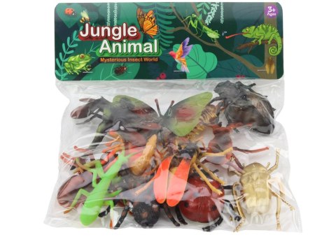 Zestaw Figurek Owadów 12 Sztuk Biedronka Pająk Mucha LEAN Toys Zestaw Figurek Owadów 12 Sztuk Biedronka Pająk Mucha LEAN Toys