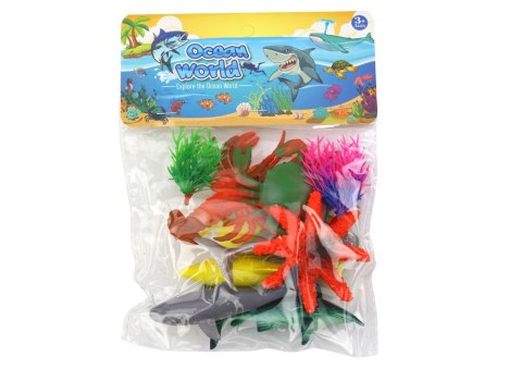 Zestaw Figurek Zwierząt Morskich 8 Sztuk Rośliny Wodne LEAN TOYS Zestaw Figurek Zwierząt Morskich 8 Sztuk Rośliny Wodne LEAN TOYS