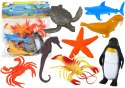 Zestaw Figurek Zwierząt Morskich Podwodnych 10 Sztuk LEAN Toys