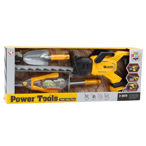 Zestaw Ogrodniczy Dla Dzieci Nożyce Elektryczne Sekator Łopatka LEAN Toys Zestaw Ogrodniczy Dla Dzieci Nożyce Elektryczne Sekator Łopatka LEAN Toys