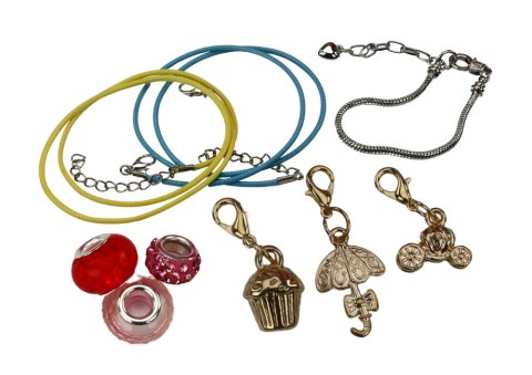 Zestaw do Tworzenia Bransoletek Biżuterii Koraliki Zawieszki LEAN Toys Zestaw do Tworzenia Bransoletek Biżuterii Koraliki Zawieszki LEAN Toys