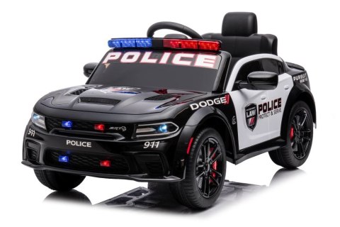 Auto Na Akumulator Dodge Charger Policyjny Czarny LEAN CARS Auto Na Akumulator Dodge Charger Policyjny Czarny LEAN CARS