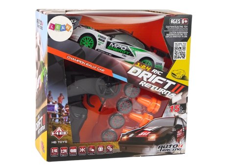 Auto Sportowe Drift Zdalnie Sterowane R/C 15 km/h Zmiana kół LEAN Toys Auto Sportowe Drift Zdalnie Sterowane R/C 15 km/h Zmiana kół LEAN Toys