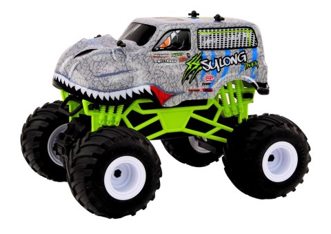 Auto Terenowe Zdalnie Sterowane RC 1:16 Dinozaur Szary LEAN Toys Auto Terenowe Zdalnie Sterowane RC 1:16 Dinozaur Szary LEAN Toys