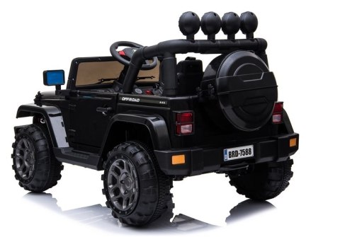 Auto na Akumulator Jeep BRD-7588 Czarny 4x4 LEAN CARS Auto na Akumulator Jeep BRD-7588 Czarny 4x4 LEAN CARS