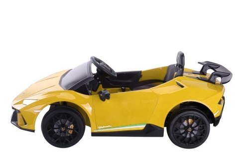 Auto na akumulator Lamborghini Huracan Żółte LEAN CARS Auto na akumulator Lamborghini Huracan Żółte LEAN CARS