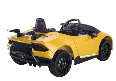 Auto na akumulator Lamborghini Huracan Żółte LEAN CARS Auto na akumulator Lamborghini Huracan Żółte LEAN CARS