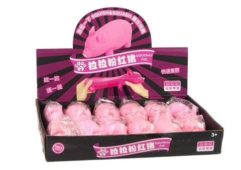 Elastyczna Różowa Świnka Gniotek Squishy Zabawka Sensoryczna LEAN TOYS Elastyczna Różowa Świnka Gniotek Squishy Zabawka Sensoryczna LEAN TOYS