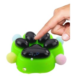 Gniotek Kocia Łapka Antystresowa Sensoryczna Squishy Czarno-Zielona LEAN TOYS