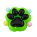 Gniotek Kocia Łapka Antystresowa Sensoryczna Squishy Czarno-Zielona LEAN TOYS