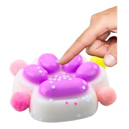 Gniotek Kocia Łapka Antystresowa Sensoryczna Squishy Gwiazdki Fioletowa LEAN TOYS