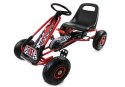 Gokart Czerwony A-15 Pompowane Koła LEAN CARS