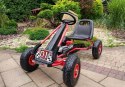 Gokart Czerwony A-15 Pompowane Koła LEAN CARS