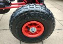 Gokart Czerwony A-15 Pompowane Koła LEAN CARS
