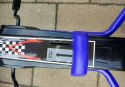 Gokart Niebieski A-15 Pompowane Koła LEAN Toys