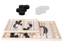 Gra Zręcznościowa Hokej Katapulta Cymbergaj Drewniany 36cm LEAN Toys