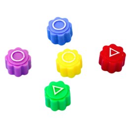 Kości Do Gry W Gonggi Hacele Gra Zręcznościowa Squid Games Podstawka 5szt B LEAN TOYS