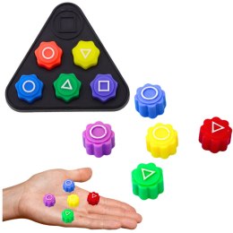 Kości Do Gry W Gonggi Hacele Gra Zręcznościowa Squid Games Podstawka 5szt B LEAN TOYS