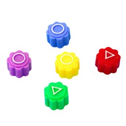 Kości Do Gry W Gonggi Hacele Gra Zręcznościowa Squid Games Podstawka 5szt B LEAN TOYS