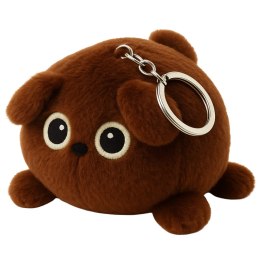 Pluszowy Brelok Maskotka Przytulanka Miś Brązowy Metalowe Kółko 9cm LEAN Toys