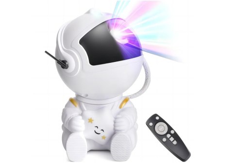 Projektor Astronauta Z Gwiazdą LED USB Pilot Sterujący LEAN Toys Projektor Astronauta Z Gwiazdą LED USB Pilot Sterujący LEAN Toys