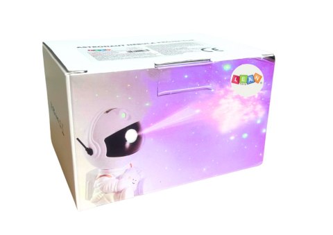 Projektor Astronauta Z Gwiazdą LED USB Pilot Sterujący LEAN Toys Projektor Astronauta Z Gwiazdą LED USB Pilot Sterujący LEAN Toys