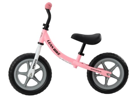 Rower Biegowy SPRINTO Rowerek Do Odpychania Różowy LEAN Trike Rower Biegowy SPRINTO Rowerek Do Odpychania Różowy LEAN Trike