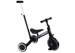 Rower Trójkołowy PRO50 Rowerek Z Rączką Do Prowadzenia Czarny LEAN Trike