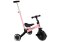 Rower Trójkołowy PRO50 Rowerek Z Rączką Do Prowadzenia Różowy LEAN Trike