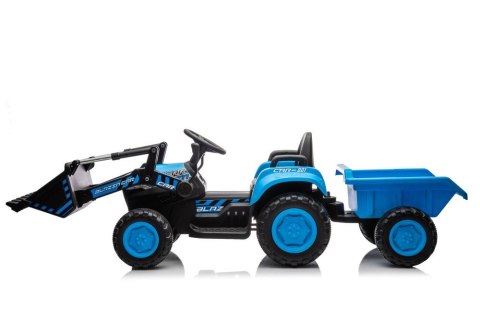 Traktor Na Akumulator Z Łyżką BW-X002A Niebieski LEAN CARS Traktor Na Akumulator Z Łyżką BW-X002A Niebieski LEAN CARS
