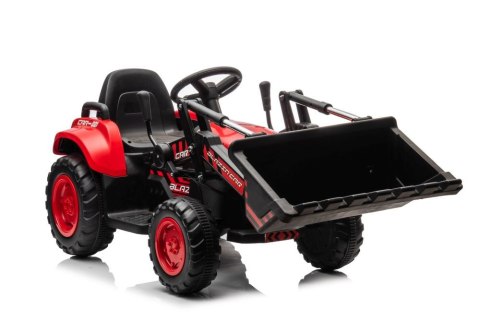 Traktor Na Akumulator Z łyżką BW-X002A Czerwony LEAN CARS Traktor Na Akumulator Z łyżką BW-X002A Czerwony LEAN CARS