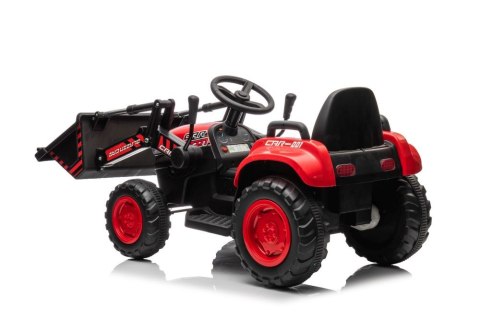 Traktor Na Akumulator Z łyżką BW-X002A Czerwony LEAN CARS Traktor Na Akumulator Z łyżką BW-X002A Czerwony LEAN CARS