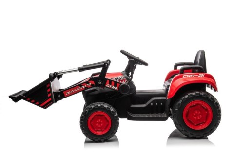 Traktor Na Akumulator Z łyżką BW-X002A Czerwony LEAN CARS Traktor Na Akumulator Z łyżką BW-X002A Czerwony LEAN CARS
