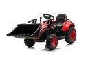 Traktor Na Akumulator Z łyżką BW-X002A Czerwony LEAN CARS
