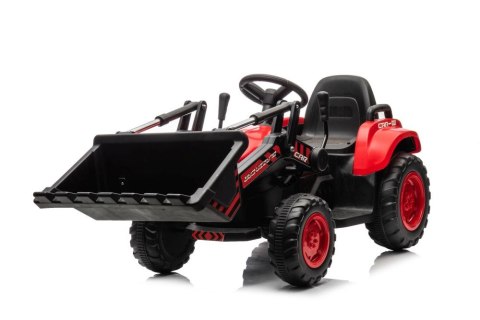 Traktor Na Akumulator Z łyżką BW-X002A Czerwony LEAN CARS Traktor Na Akumulator Z łyżką BW-X002A Czerwony LEAN CARS