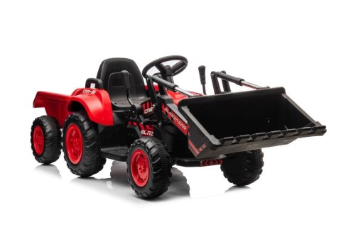 Traktor Na Akumulator Z łyżką BW-X002A Czerwony LEAN CARS Traktor Na Akumulator Z łyżką BW-X002A Czerwony LEAN CARS