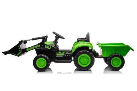 Traktor Na Akumulator Z łyżką BW-X002A Zielony LEAN CARS Traktor Na Akumulator Z łyżką BW-X002A Zielony LEAN CARS