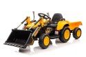 Traktor Na Akumulator Z łyżką BW-X002A Żółty LEAN CARS