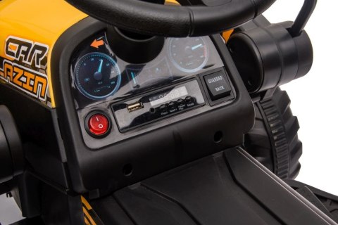 Traktor Na Akumulator Z łyżką BW-X002A Żółty LEAN CARS Traktor Na Akumulator Z łyżką BW-X002A Żółty LEAN CARS