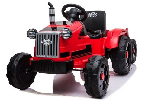 Traktor na Akumulator z Przyczepą CH9959 Czerwony LEAN CARS Traktor na Akumulator z Przyczepą CH9959 Czerwony LEAN CARS